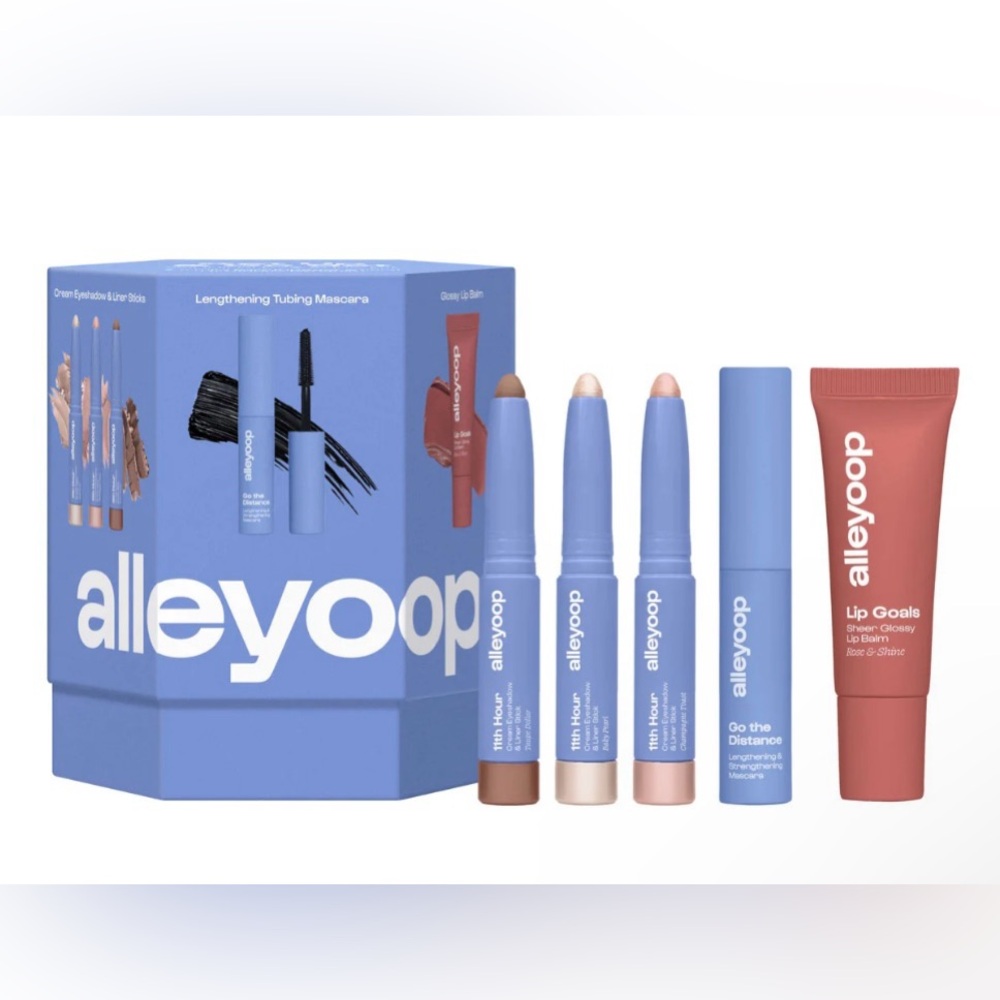 Alleyoop All Day, Every Day Eye + Lip Makeup Kit NWT
